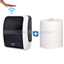 Sensor Handtuchspender Cosmos ABS weiß-schwarz im SET