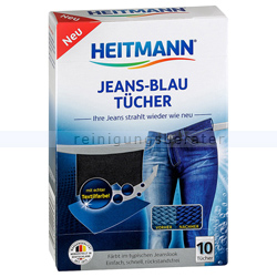 Farb- und Schmutzfangtücher Heitmann Jeans Blau 10 Tücher