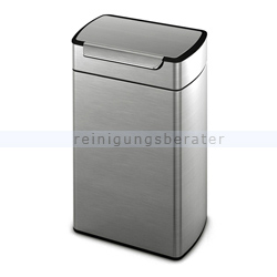 Mülleimer Simplehuman rechteckig Touch-Bar Bin 40 L