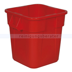 Mülleimer Rubbermaid Viereckiger Brute Container 106 L rot