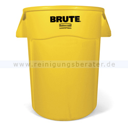 Mülltonne Rubbermaid Brute Utility rund 166,5 L Gelb