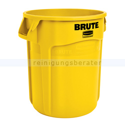 Mülleimer Rubbermaid Brute Container gelb 76 L