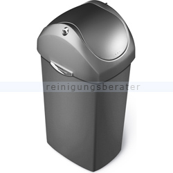 Schwingdeckeleimer Simplehuman 60 L grau