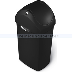 Schwingdeckeleimer Simplehuman 40 L schwarz