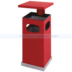 Standascher mit Schutzdach rot 70 L