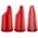 Zusatzbild 3 Sprühflaschen rot 600 ml & Tex Foam Schaum Sprühköpfen rot