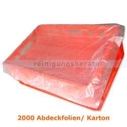 Abdeckfolie HDPE Zuschnitte für E2 Kisten 2000 Stück