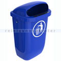 Abfallbehälter nach DIN PK 50 L Blau
