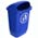 Zusatzbild Abfallbehälter nach DIN PK 50 L Blau