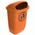 Zusatzbild Abfallbehälter nach DIN PK 50 L Orange