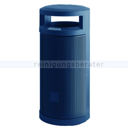 Abfallsammler Abfallbehälter für draußen 120 L Blau
