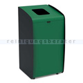 Abfallsammler Orgavente Roxy schwarz-grün 80 L