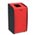 Zusatzbild Abfallsammler Orgavente Roxy schwarz-rot 80 L