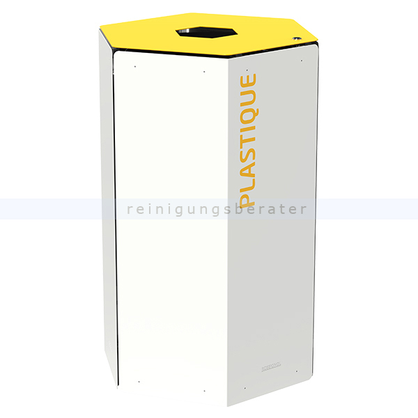 Abfallsammler Rossignol Hexatri 50 L Weiß/Himmelblau