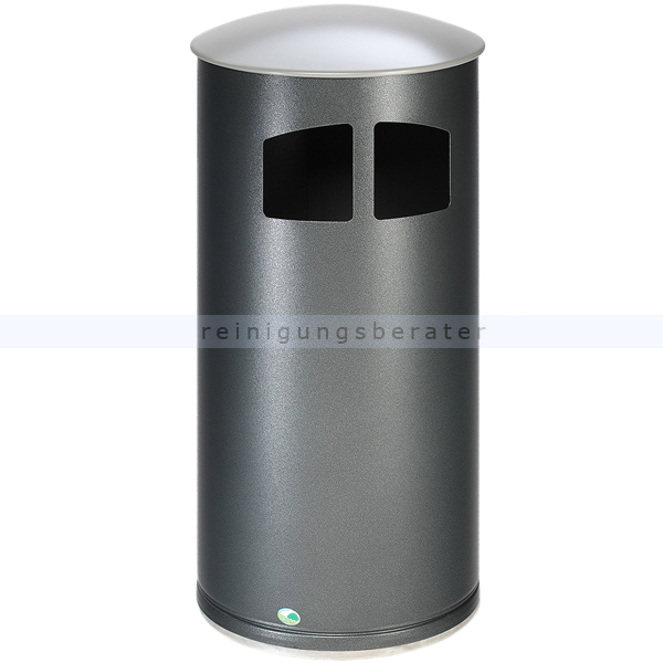 Abfallsammler VAR D 44 Müllbehälter 75 L antik-silber