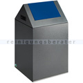 Abfallsammler VAR WSG 40 S antik-silber 43 L enzianblau