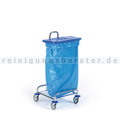 Abfallwagen Floorstar Trennwagen TWD 1fach SOLID blau