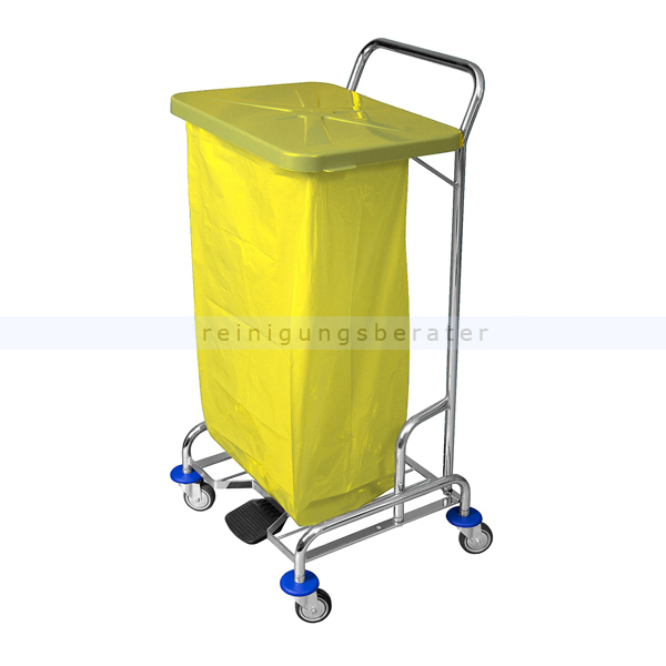 Abfallwagen Floorstar Trennwagen TWD 1fach SOLID gelb