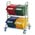Zusatzbild Abfallwagen Recycling Wagen mit Recycling-Boxen Edelstahl