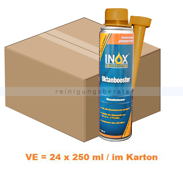 Additive für Fahrzeuge NOX Oktanbooster 24 x 250 ml