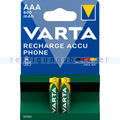 Akku Batterien VARTA Recharge Accu Phone AAA R3 800 mAh