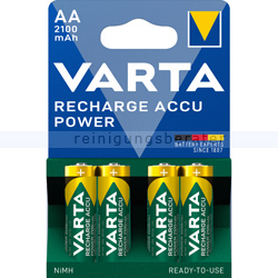 Akku Batterien VARTA Recharge Accu Power AA R6 2100 mAh