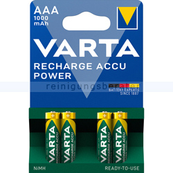 Akku Batterien VARTA Recharge Accu Power AAA R3 1000 mAh