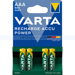 Akku Batterien VARTA Recharge Accu Power AAA R3 800 mAh