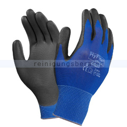 Arbeitshandschuhe Ansell HyFlex® Nylon schwarz-blau in M