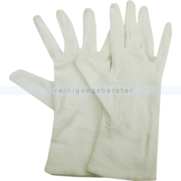 Baumwollhandschuhe aus Baumwolle Ampri Feinstrick XL Gr. 10, hochwertige Baumwollhandschuhe, 100% Baumwolle 01050-10(XL)
