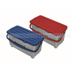 Arcora Kunststoffeimer Moppbox 22 L rot mit Deckel