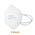 Zusatzbild Atemschutzmaske CRDLight FFP2 weiß ohne Ventil 5 Stück
