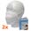 Zusatzbild Atemschutzmaske FFP2 NR Schutzmaske AERO ARMOR weiß 2 Stück
