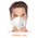 Zusatzbild Atemschutzmaske Hygostar FFP3NR weiß mit Ventil 10 Stück