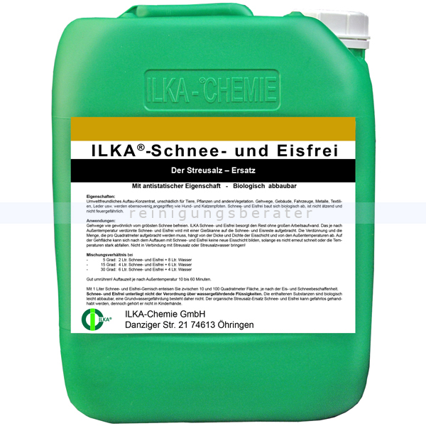 ILKA Schnee- u. Eisfrei Granulat, 10 Liter Kanister