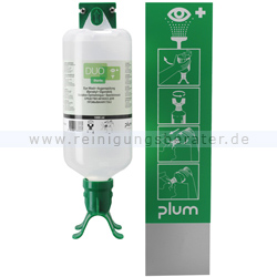 Augenspülstation Plum DUO mit 1 Flasche 1000 ml