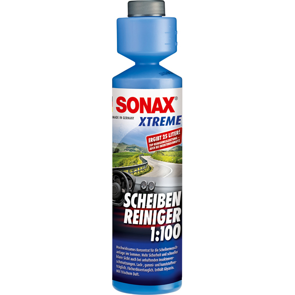 SONAX KlarSicht 1:100 Scheibenreiniger Konzentrat 250ml