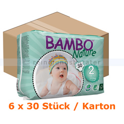 Babywindeln Abena BAMBO Nature Windeln Mini Größe 2 Karton