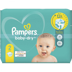 Babywindeln Pampers Baby Dry Größe 2 Mini 4-8 kg 37 Stück