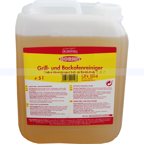 Dr. Schnell Hornit 5 L Grill- und Backofenreiniger Küchen-, Grill- und Backofenreiniger 20156