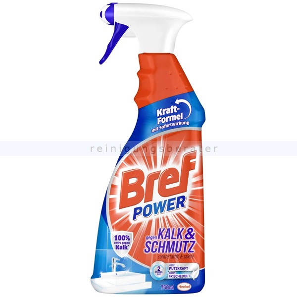Badreiniger Bref power Spray 750 ml gegen Kalk und Schmutz