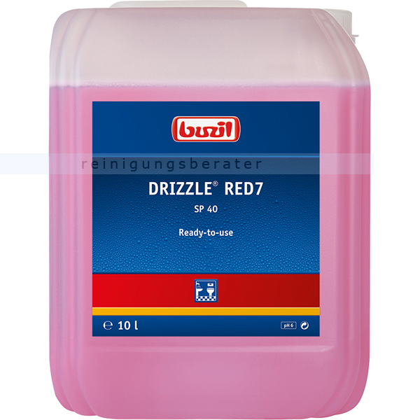 Badreiniger Buzil SP40 Drizzle red7 10 L