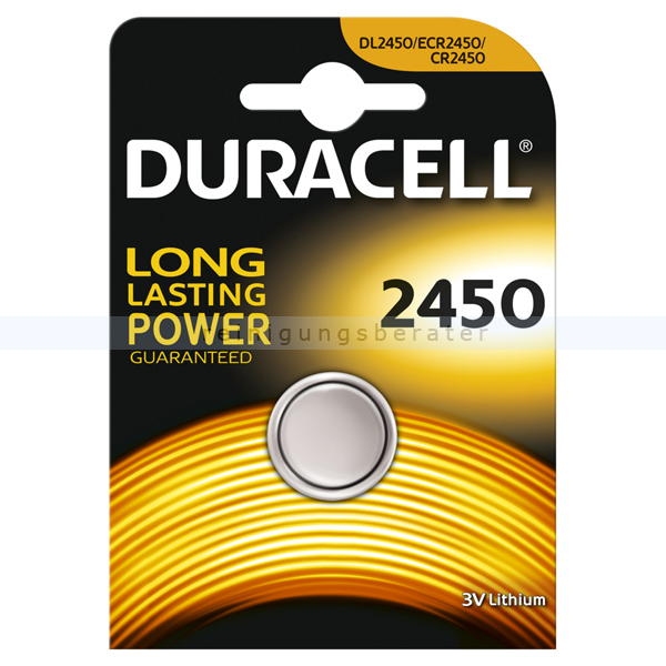 Batterien Duracell Knopfzelle DL/ECR/CR 2450