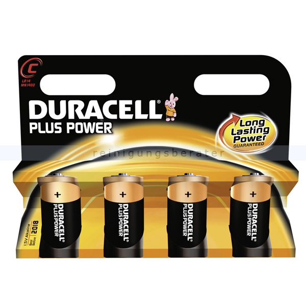Batterien Duracell Plus Power C MN1400/LR14, K4