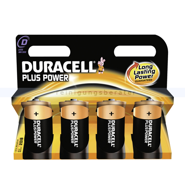 Batterien Duracell Plus Power D MN1300/LR20, K4