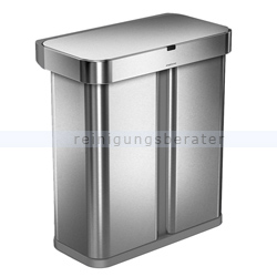 berührungsloser Sensor Mülleimer Simplehuman ST2036 58 L