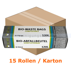 Bio Müllbeutel Bio4Pack, kompostierbar 120 L Karton