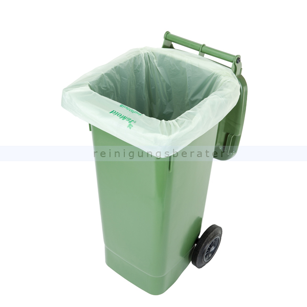 10 Piece kompostierbar according to EN 134 120/140 Litre Insertion Bag for the biotonne 