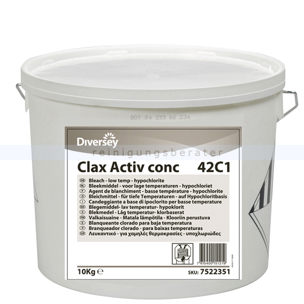 Bleichmittel Diversey Clax Activ Conc 42C1 10 kg