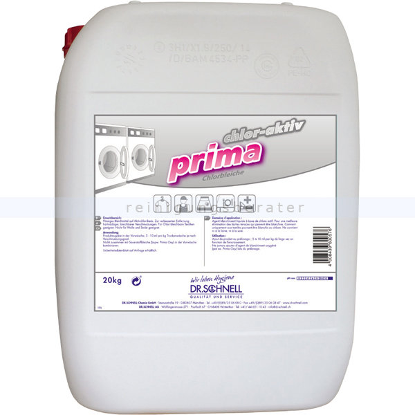 Bleichmittel Dr. Schnell PRIMA chlor-aktiv 20 kg